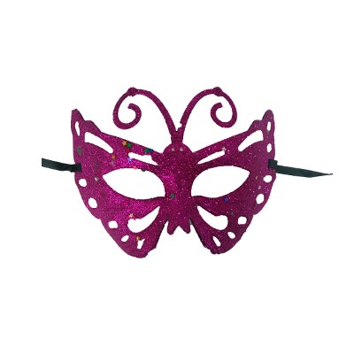 Máscara Fly Purpurinada - Cor Pink - Unidade