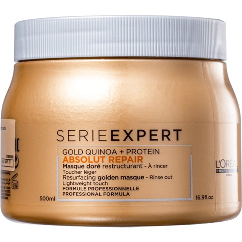 Máscara Gold Quinoa + Protein Absolut Repair Lightweight 500Ml L'oréal