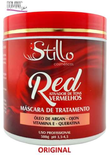 Mascara Hidratação Ativador Tons Vermelhos 500g Stillo - Stillo Cosmeticos
