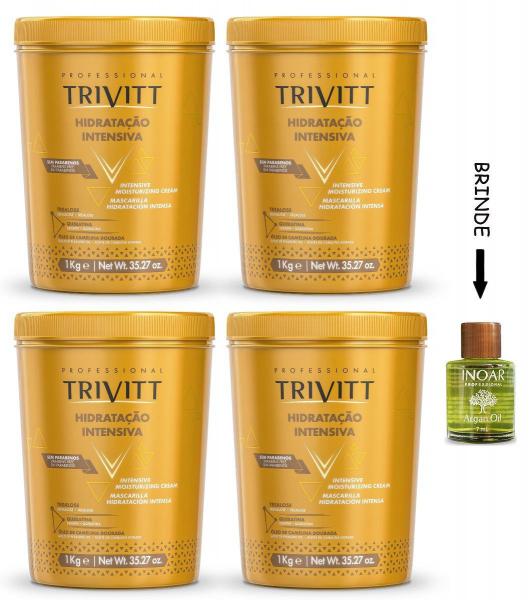 Máscara Hidratação Intensiva Trivitt 1kg - 4 Un + Brinde - Itallian Color