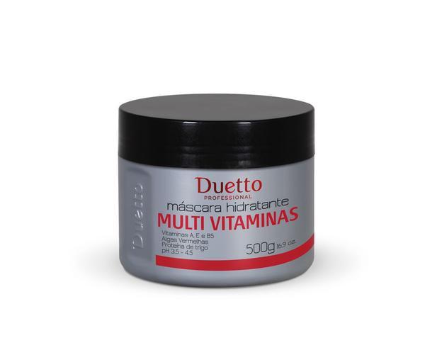 Máscara Hidratação Multi Vitaminas Duetto Professional 500g