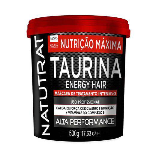 Máscara Hidratação Natutrat Taurina Energy Hair 500g