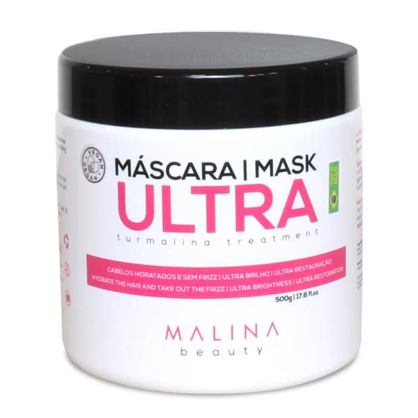 Mascara Hidratacao Turmalina Treatment Malina Vegan 500g