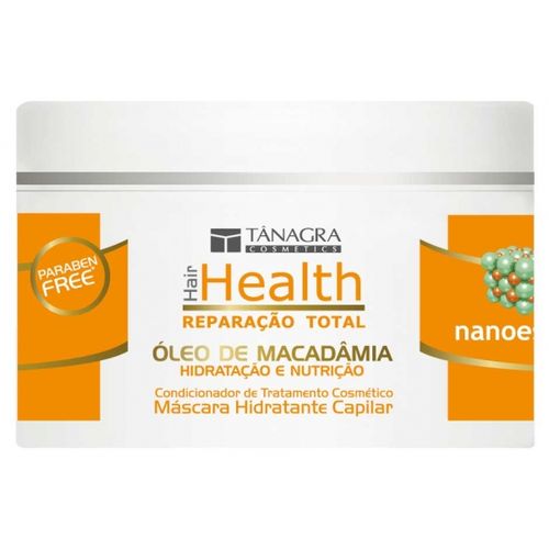 Mascara Hidratante Capilar Hair Health Rep. Total Oleo de Macadamia-300g Tânagra