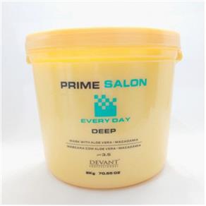 Mascara Hidratante Tropical Hair Deep Salon Prime 2kg Devant Professionnel + Cumbuca Pincel Espátula