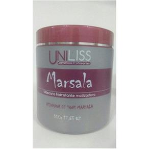 Mascara Hidrtatante Matizadora Marsala e Black Uniliss - 500g