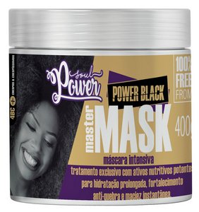 Máscara Intensiva Power Black Master Mask Soul Power 400G