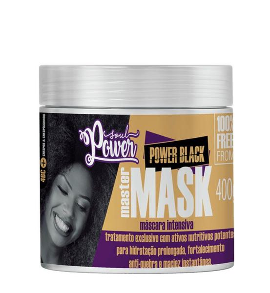 Máscara Intensiva Power Black Master Mask Soul Power 400g