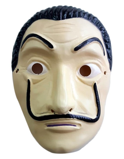 Máscara La Casa de Papel de Plástico