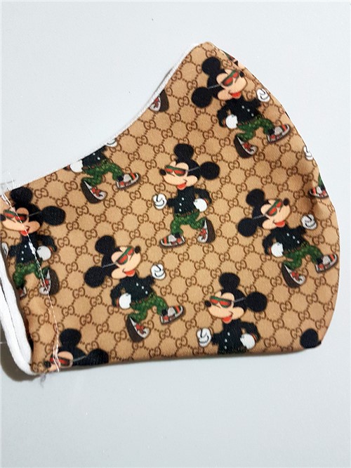 Máscara Lavável de Proteção em Tecido - Mickey Inspired Gucci