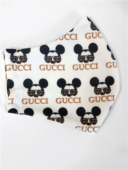 Máscara Lavável de Proteção em Tecido - Mickey Logo Inspired Gucci (copia)