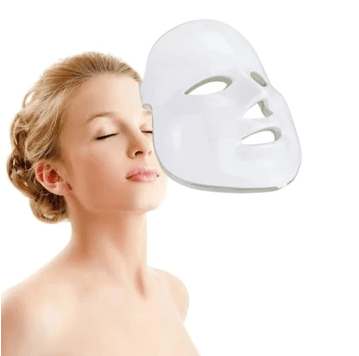 Máscara Led Facial 7 Cores Tratamento Estético Fototerapia
