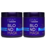 2 Máscara Matizadora EFAC Blond Hair - 500g cada