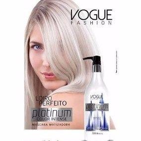 Mascara Matizadora Platinum Color Intense Vogue 500Ml