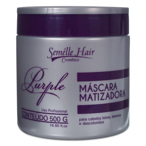 Mascara Matizadora Purple Semélle Hair 500g - Semélle Hair Cosméticos