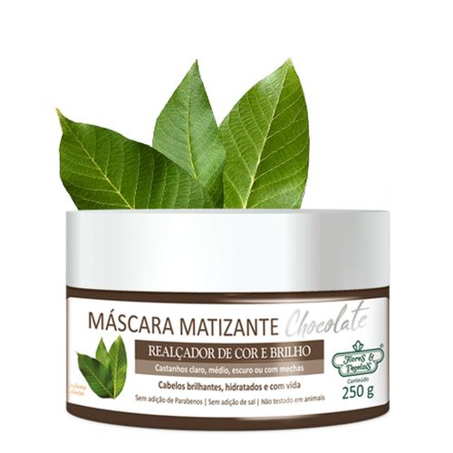 Máscara Matizante Flores & Vegetais Chocolate - 250g