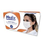 Máscara Medix Descartável Tripla com Elástico