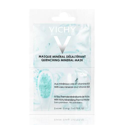 Máscara Mineral Vichy Reequilibrante 6ml 2 Sachês
