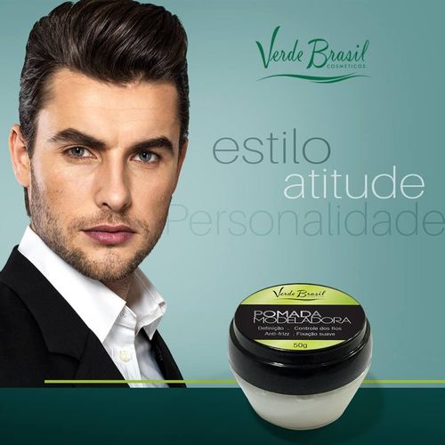 Máscara Modeladora Barba Homem Verde Brasil