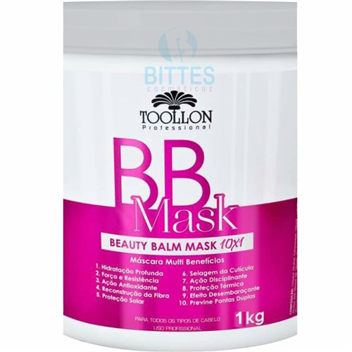 Máscara Multi Benefícios BB Cream 10x1 Toollon Professional 1kg