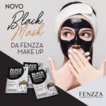 Mascara Negra Facial Mascara Negra Removedora de Cravos Mascara Negra Limpeza de Pele Fenzza Mascara Argila Preta 10g