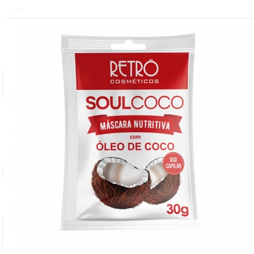 Máscara Nutritiva Soul Coco Retrô Cosméticos 20x30g