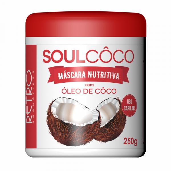 Máscara Nutritiva Soul Coco Retrô Cosméticos 250g - Retro