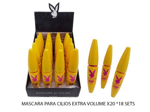 Mascara para Cilios 15Ml Extra Volume Playboy - 126914