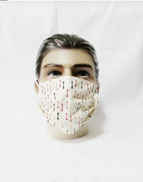 Mascara para Proteção em Tecido de Algodao Lavável Unissex - Lynx Produções Artistica