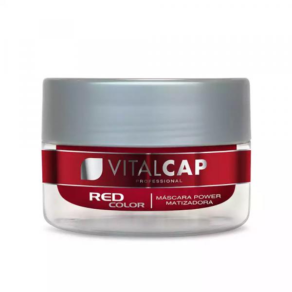 Máscara Power Matizadora VITALCAP Red Color 150g - Belofio