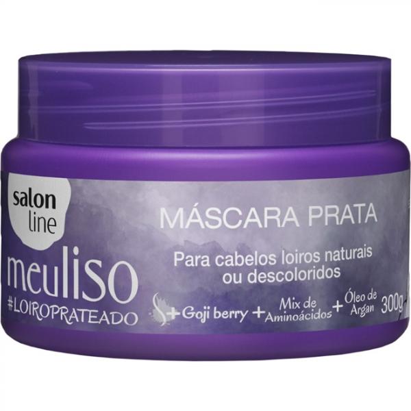 Máscara Prata Meu Liso Loiroprateado 300g - Salon Line - Salonline