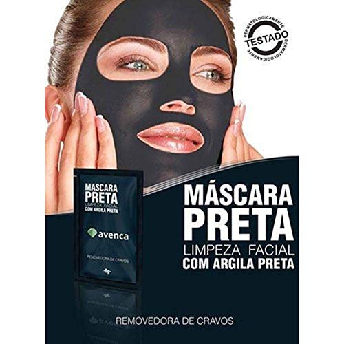 Máscara Preta Removedora de Cravos com Argila Avenca 8g