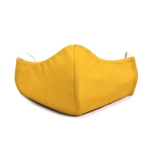 Mascara Proteção Em Tecido Lavável Unissex Amarela