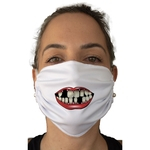 Máscara Proteção tipo Cirúrgica em Tecido Lavável Banguela