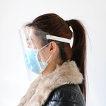 Máscara protetora anti-embaciamento Transparente Anti-gota Protetor facial à prova de poeira Protetor facial anti-respingo de óleo