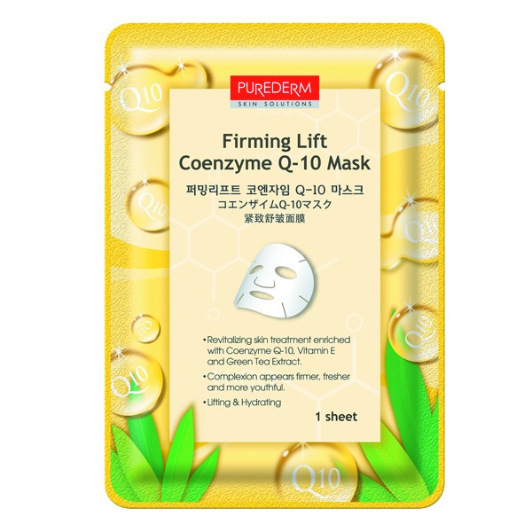 Máscara Rejuvenescedora Facial Coenzyme Q-10 Firminglift Coenzyme Q-10 Mask 1un.- Purederm
