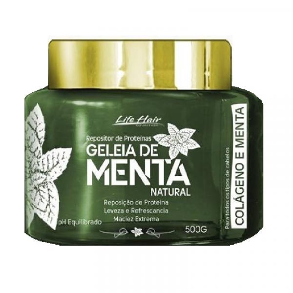 Máscara Repositora de Colágeno Geleia de Menta Life Hair 500g