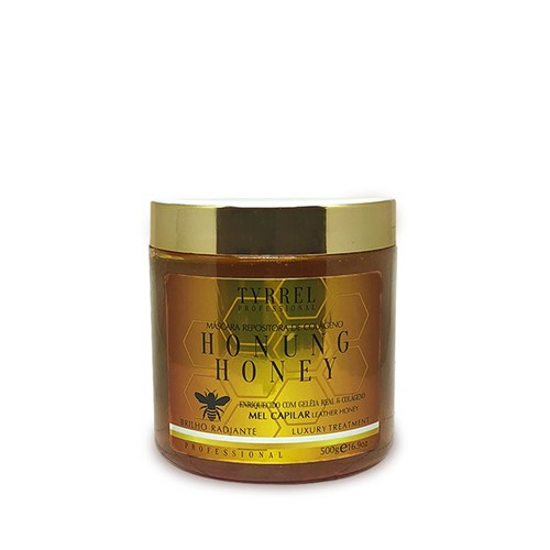 Máscara Repositora de Colágeno Mel Capilar Tyrrel Professional Honung Honey 500g
