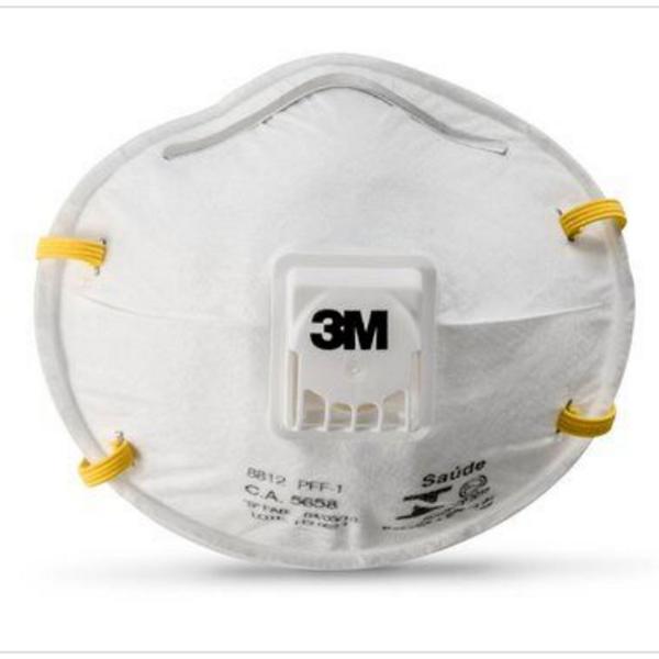 Máscara Respirador 8812 PFF1 3M Valvulado N95