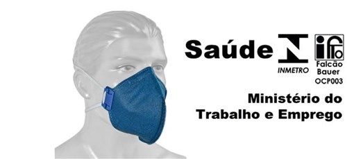 Máscara Respiratória Descartável Pff2 Proteplus S/ Válvula