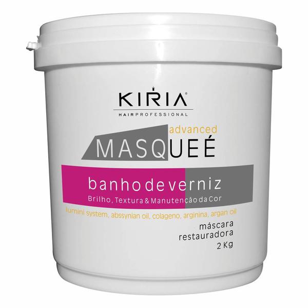 Máscara Restauradora Banho de Verniz Masquee Advanced Kiria 2kg - Kiria Hair