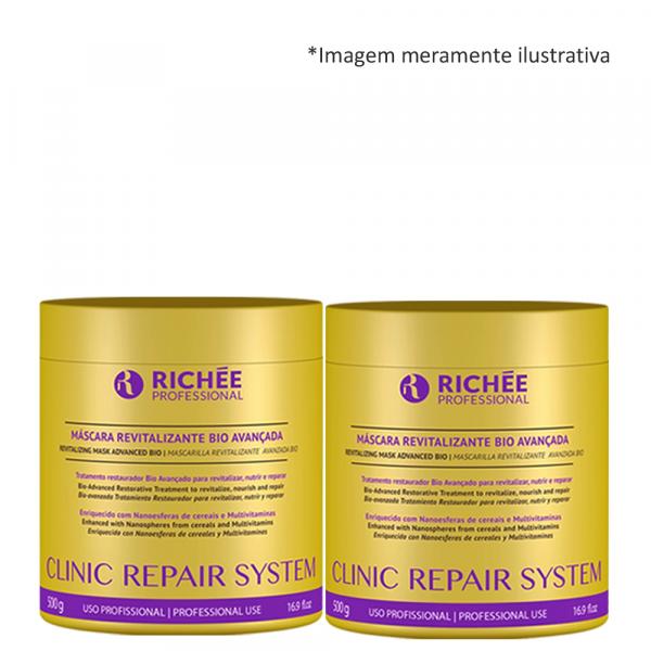 Máscara Revitalizante Richée Clinic Repair Hidrat. 2 X500ml - Richée Professional