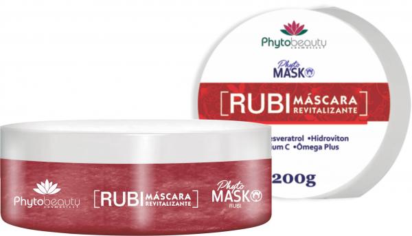 Máscara Rubi Revitalizante - 200g - Phytobeauty