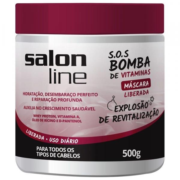 Máscara Salon Line SOS Bomba de Vitaminas Liberada 500g