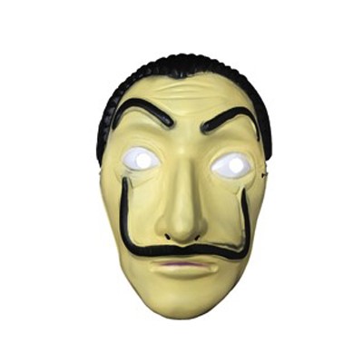 Máscara Salvador Dali - La Casa de Papel - Plástico - Unidade