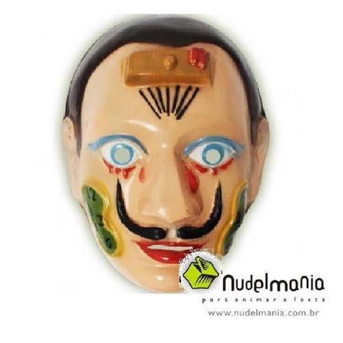 Máscara Salvador Dali - Plástico - Unidade