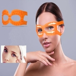 Máscara Silicone Eye 3D pressão da máscara de massagem Eye Aperte Eye rugas Muscle Remover Eye Mask