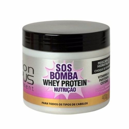 Mascara SOS Bomba Nutrição Whey Protein 400g