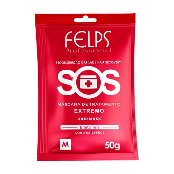 Máscara SOS Reconstrução Felps Sache 50gr - Felps Profissional