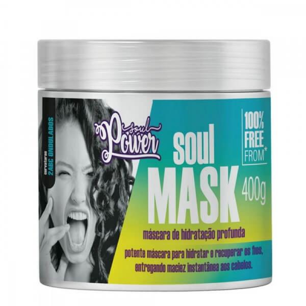 Máscara Soul Mask Soul Power Hidratação Profunda 400g